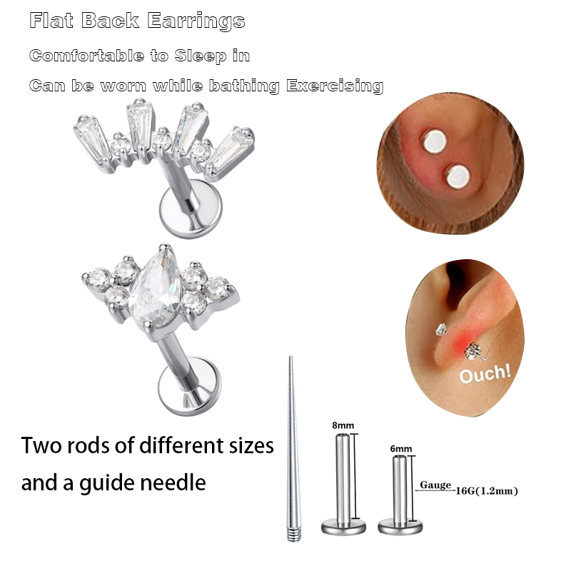 Conch Earring Hoop - 1 Stück ASTM Titan Helix Piercing