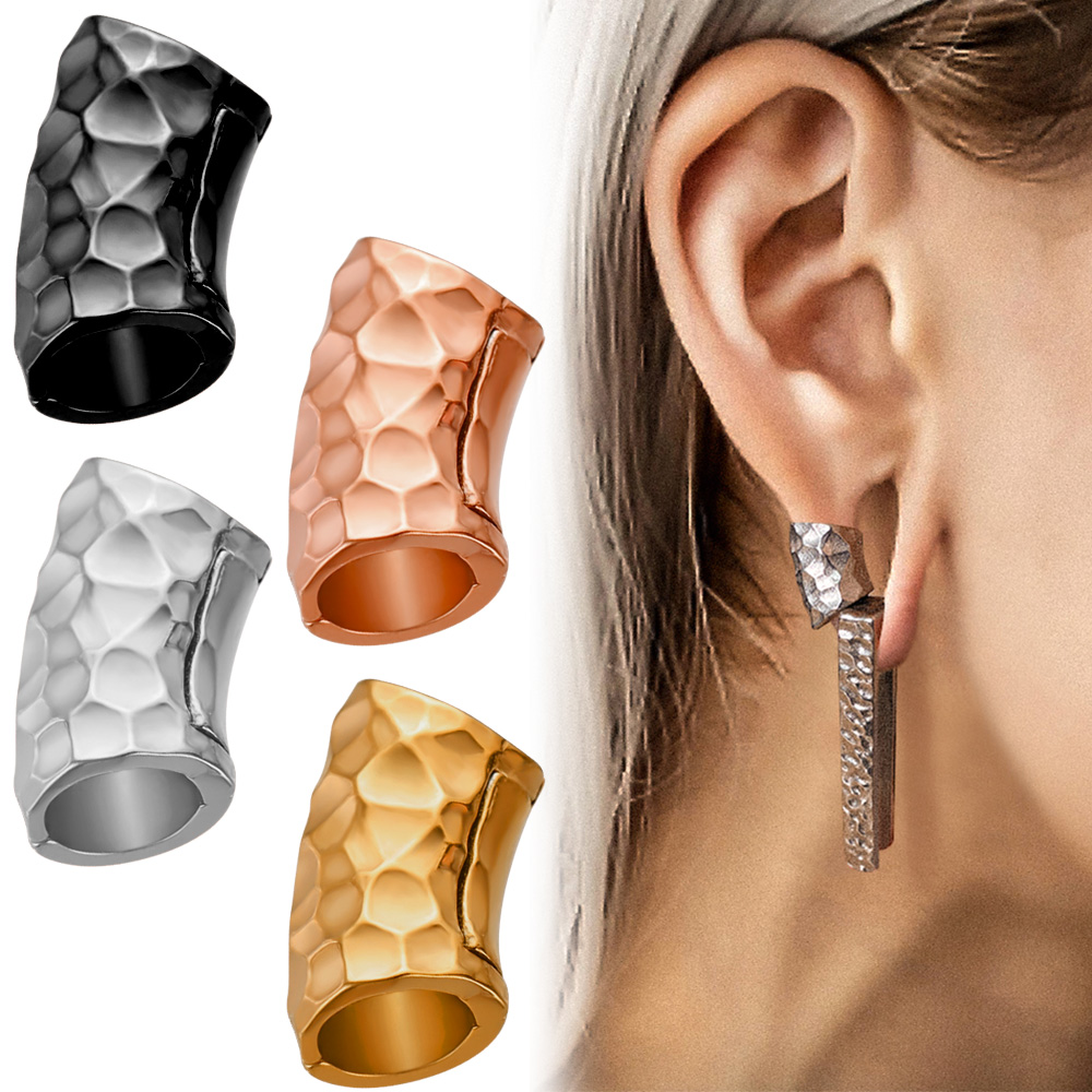 Body Jewelry Hangers - Giga 1/2 Stück Gehämmerte Ohrgewichte, Hänger,