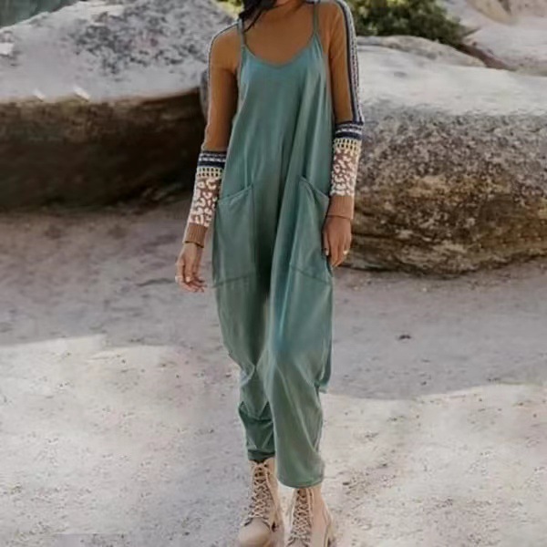 Body Jewelry Plus - Sommer-Stretch-Overall für Damen, stilvolle Overalls aus