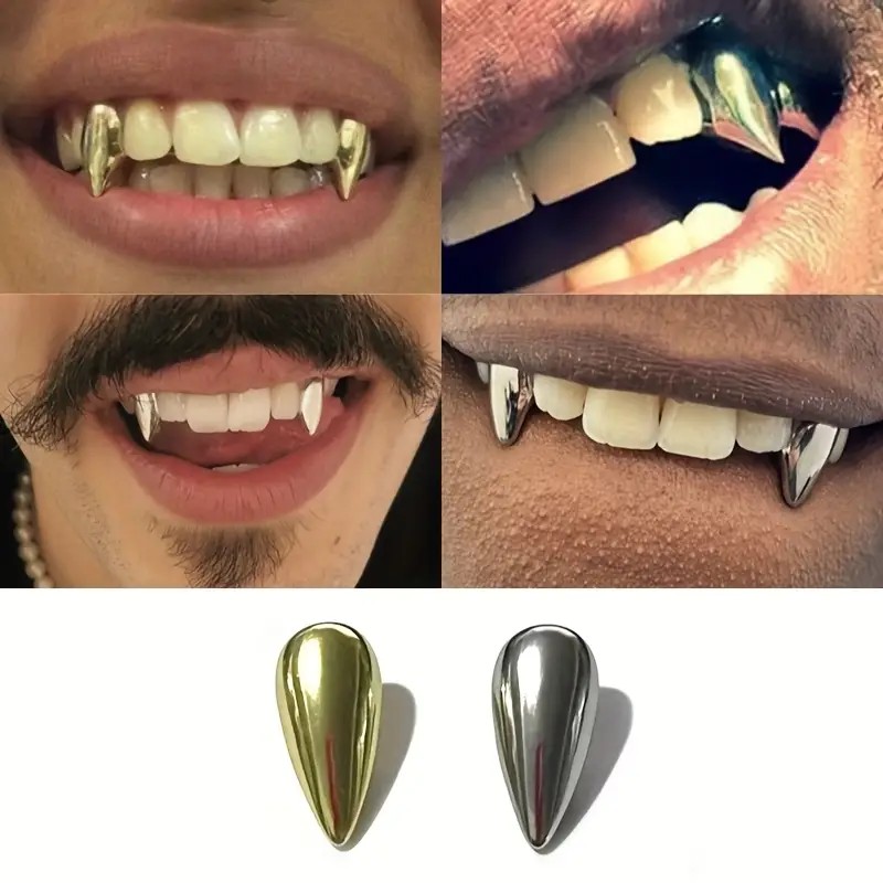 Body Jewelry Men - 2 Stück 17 mm glänzende goldene
