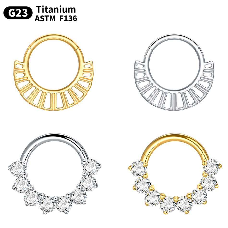 Conch Earring Hoop - 1PC 16G Septum Nase Hoop Ring