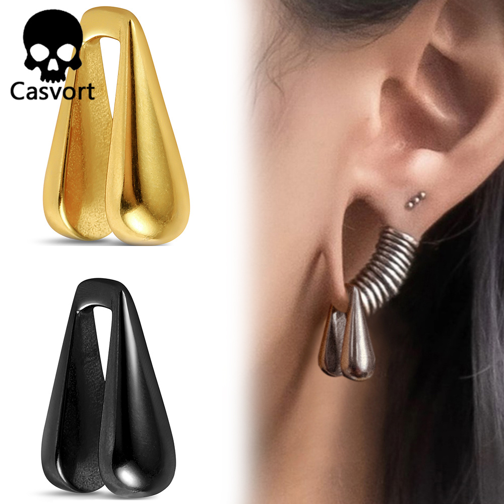 Body Jewelry Hangers - Casvort 2pcs 9mm Wasser tropfen Ohr