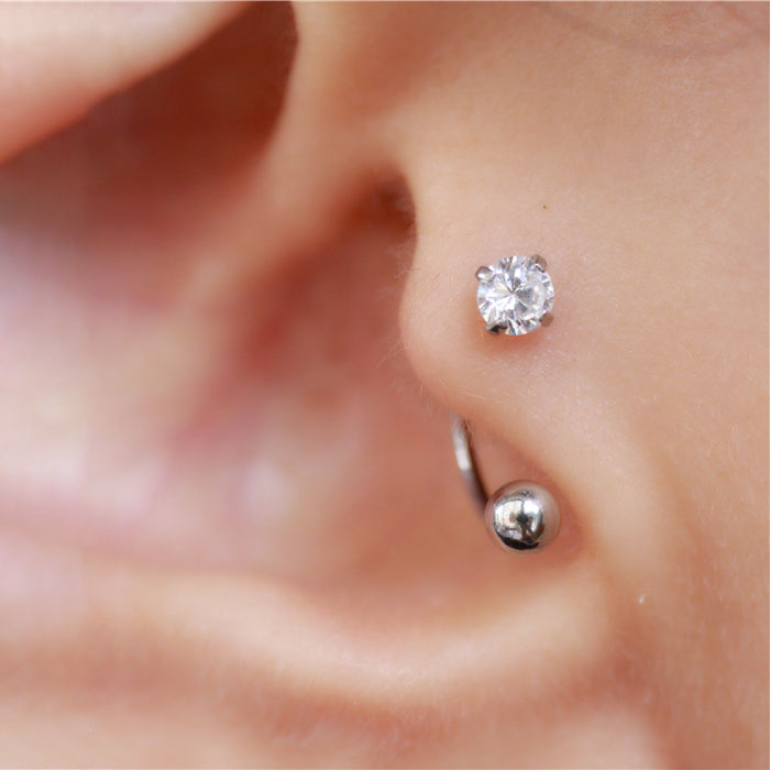 1PC Edelstahl Tragus Piercing  – Conch Earring Hoop Bewertung und Preis