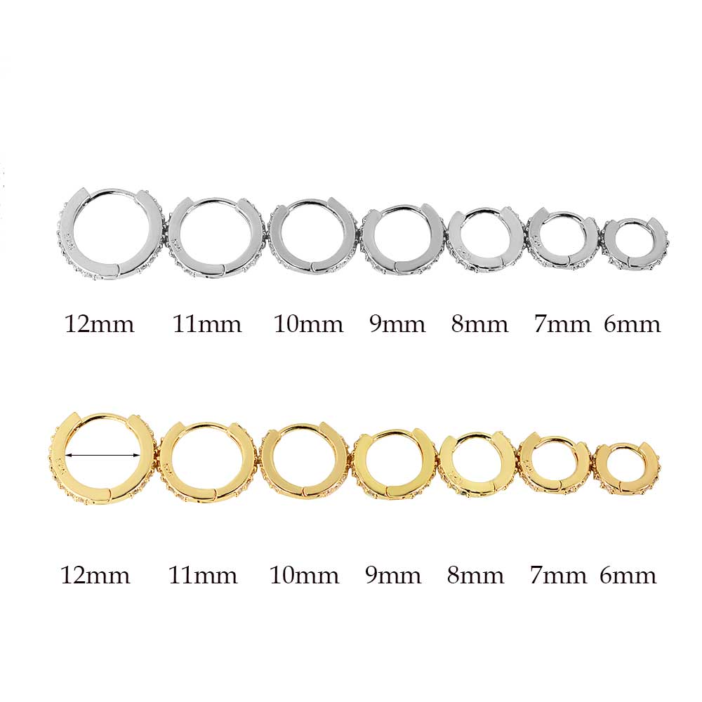 Regenbogen CZ Huggies Creolen  – Conch Earring Hoop Bewertung und Preis