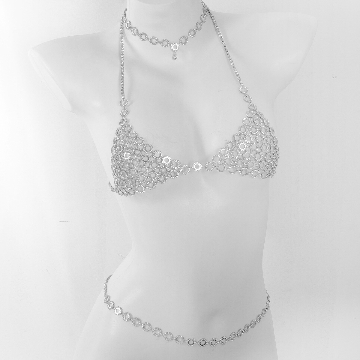 Modische kreisförmige Spleißen – Body Jewelry Necklace Bewertung und Preis
