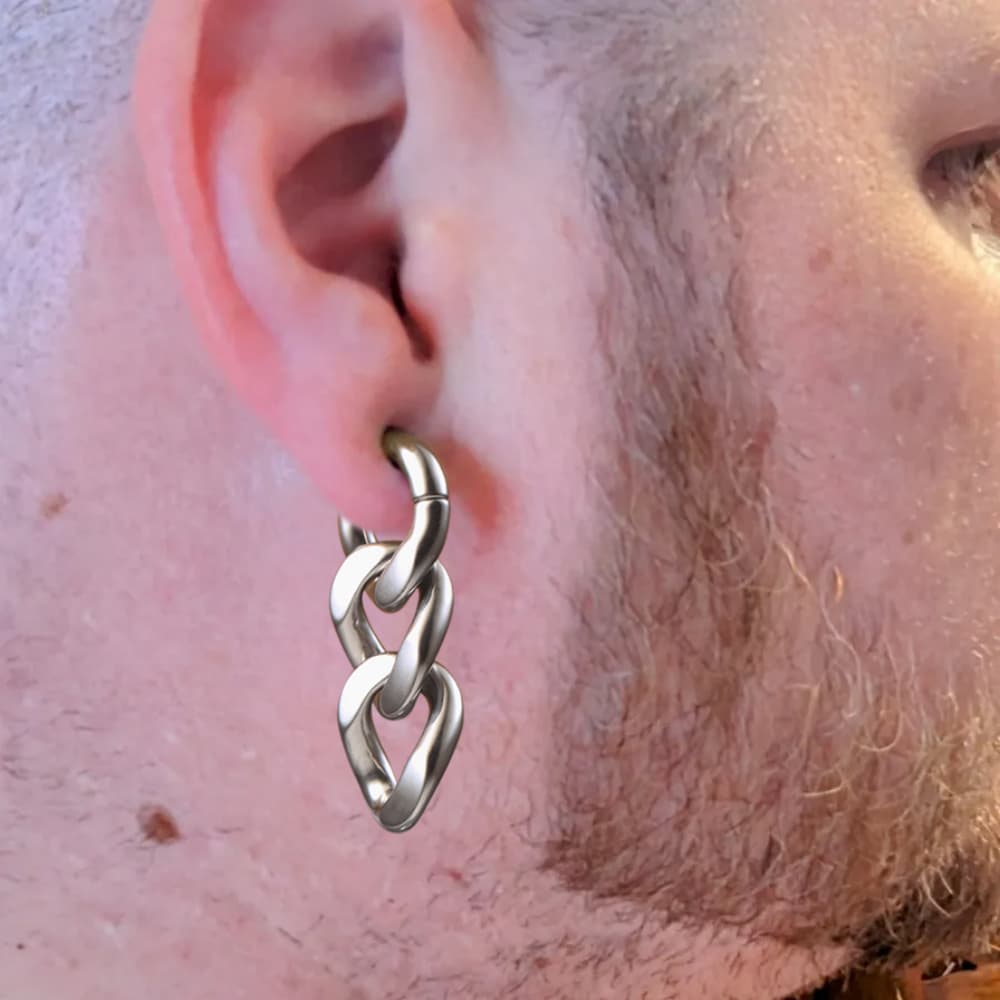 Casvort 2PCS 4mm 6G Kette Ohr  – Body Jewelry Hangers Bewertung und Preis