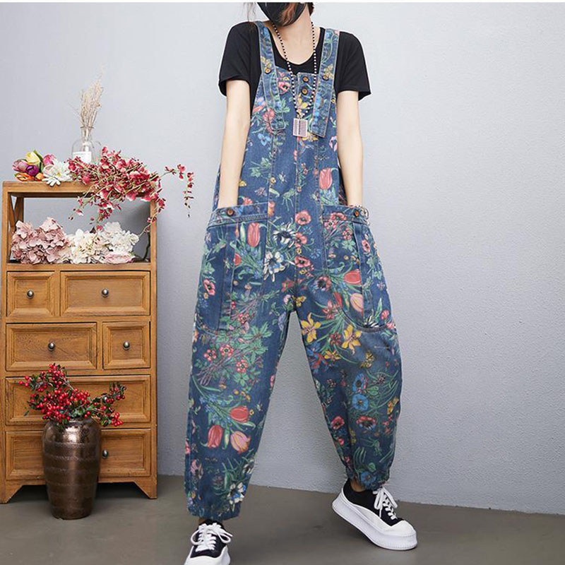 Neue bedruckte Jeans overalls  – Body Jewelry Plus Bewertung und Preis