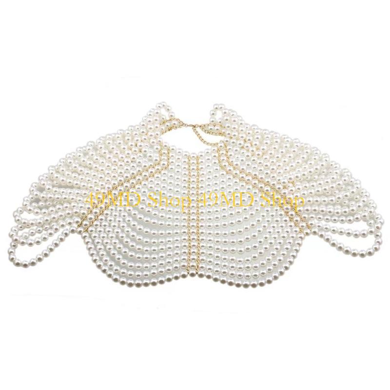 49MD Eleganter Damen-Schal mit – Body Jewelry Necklace Bewertung und Preis