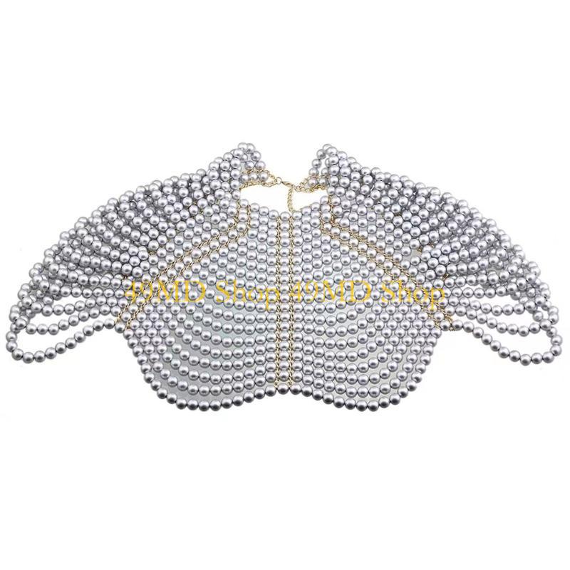 49MD Eleganter Damen-Schal mit – Body Jewelry Necklace Bewertung und Preis
