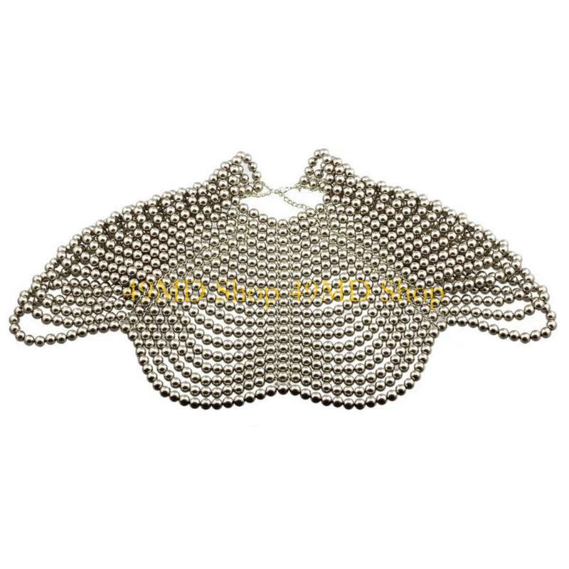 49MD Eleganter Damen-Schal mit – Body Jewelry Necklace Bewertung und Preis