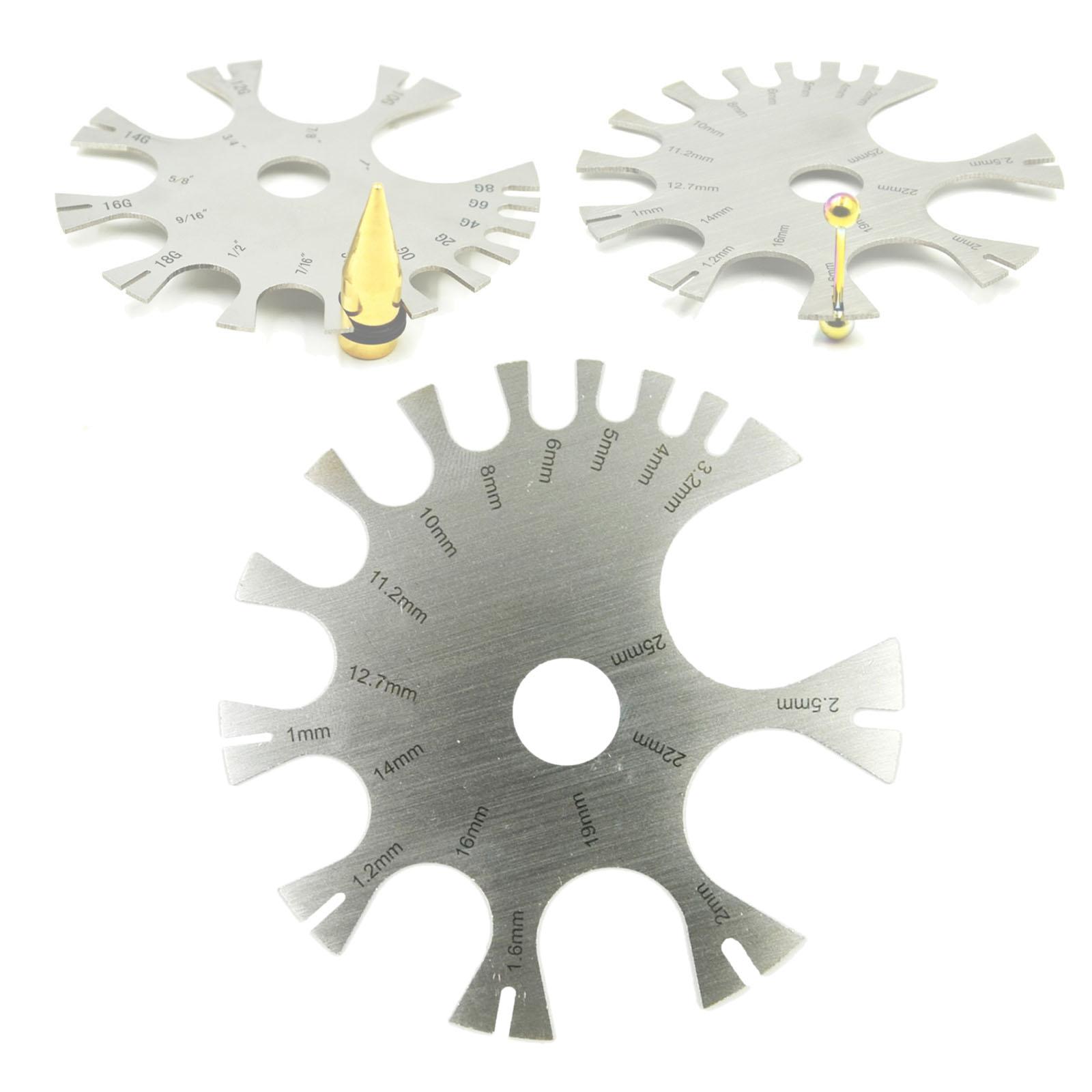 Körperschmuck Piercings Gauge  – Body Jewelry Measurements Bewertung und Preis