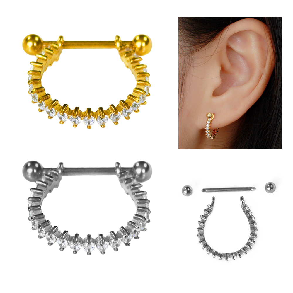 100 % 316L Edelstahl Kreis Ohr – Conch Earring Hoop Bewertung und Preis