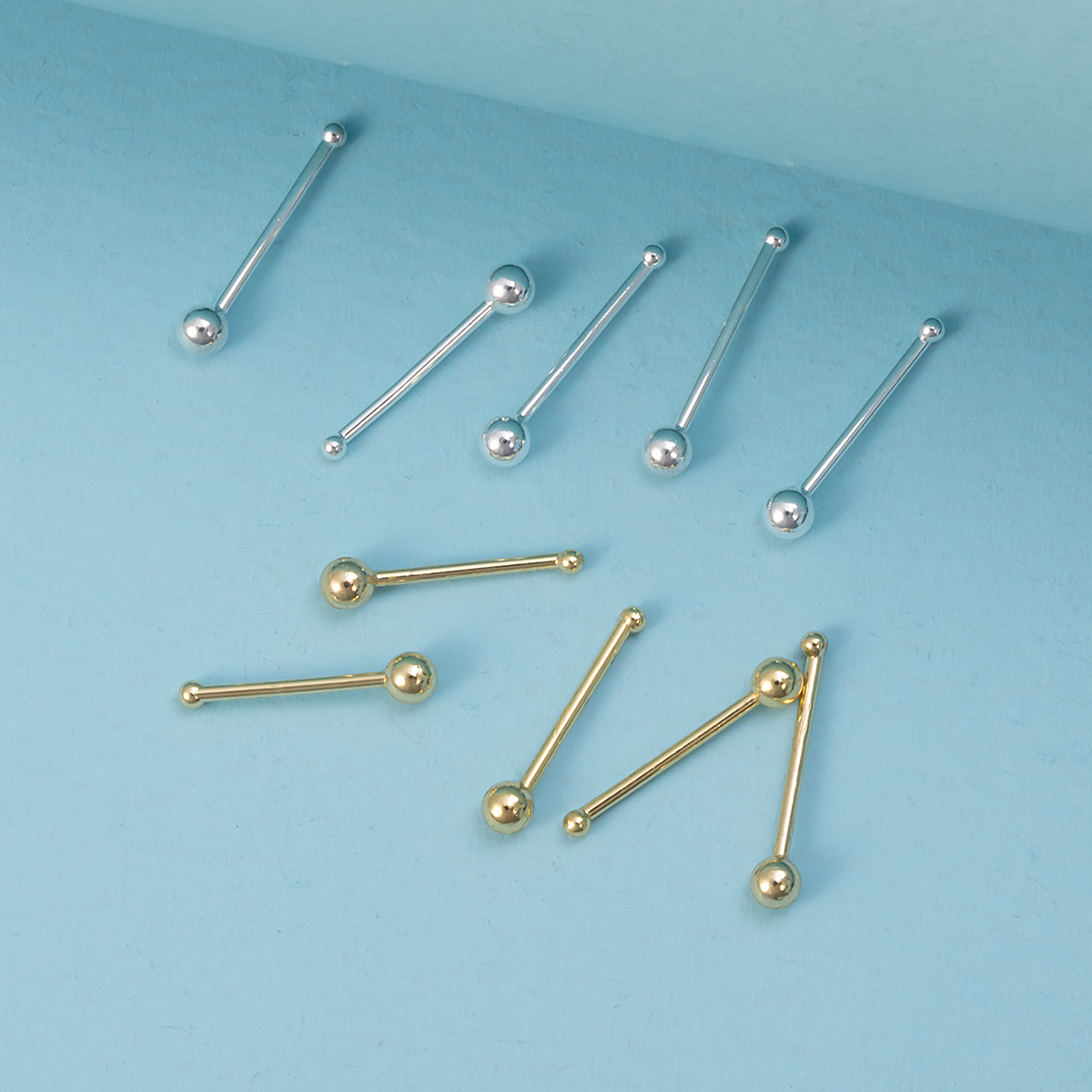 10 stücke Nase Ohr stecker Kno – Nostril Screw Pin Bewertung und Preis