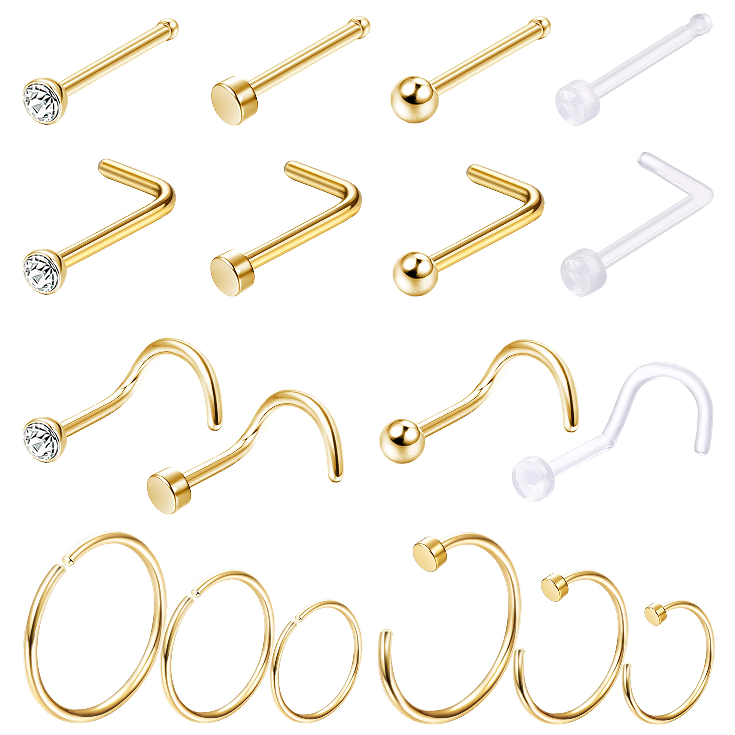 1 Stück/18 Stück hypo allergen – Body Jewelry For Sensitive Skin Bewertung und Preis