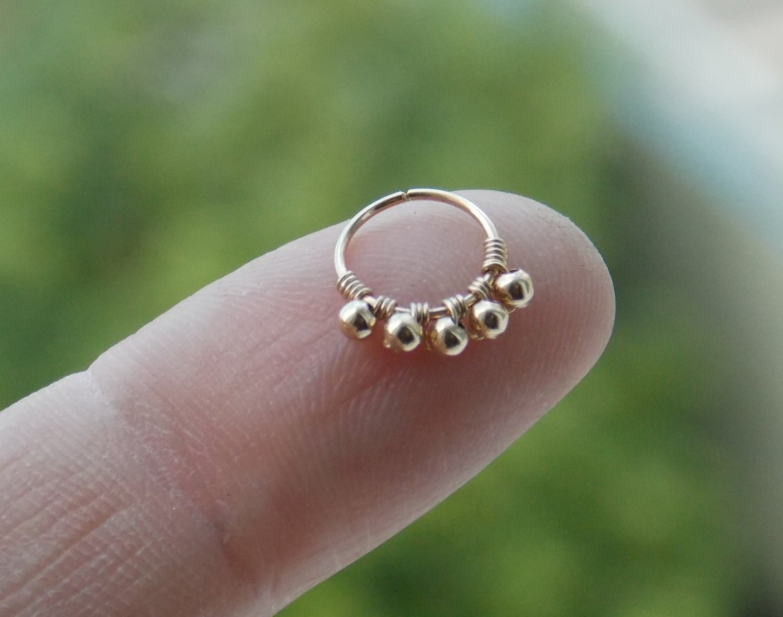 14K Gold Filled Perlen-Nasenri – Body Jewelry Hangers Bewertung und Preis