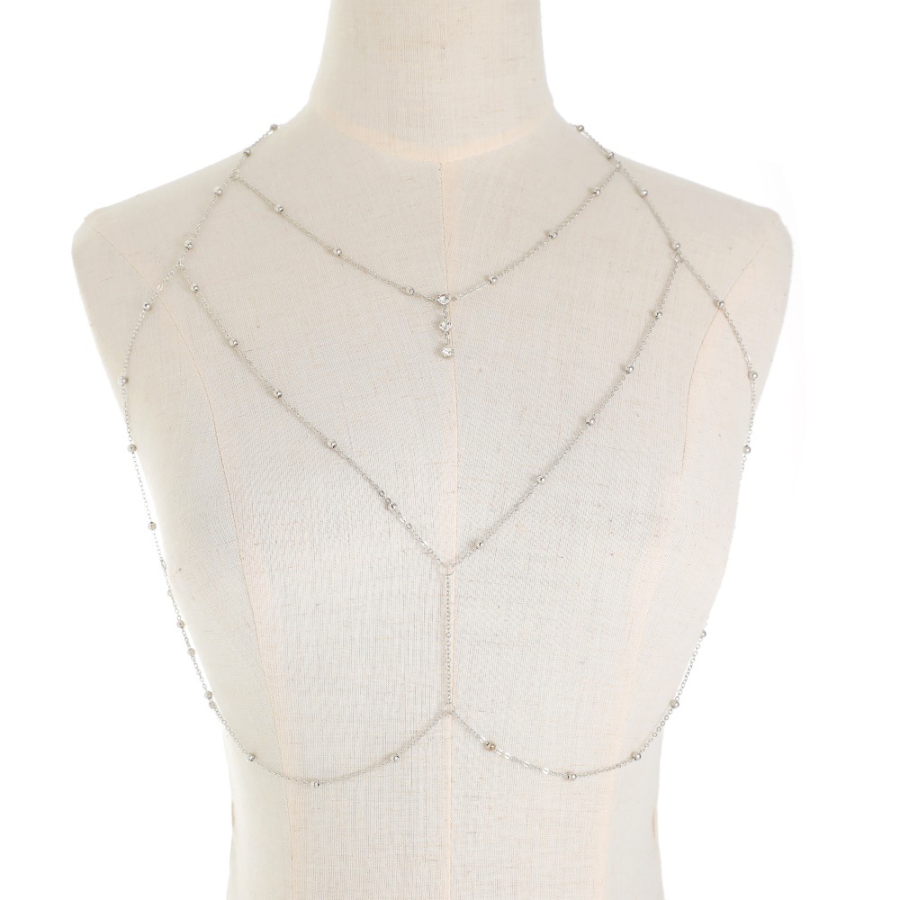 Sexy Kristall Brust Kette Harn – Body Jewelry Necklace Bewertung und Preis