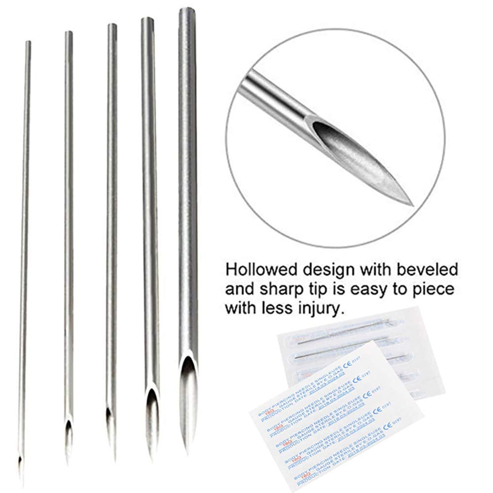 12G 14G 16G 18G 20G 5/10/30/50 – Body Jewelry Kit Bewertung und Preis