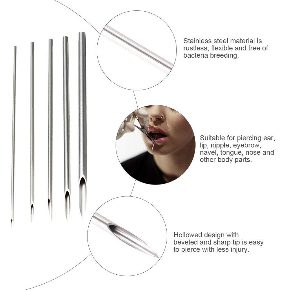 12G 14G 16G 18G 20G 5/10/30/50 – Body Jewelry Kit Bewertung und Preis