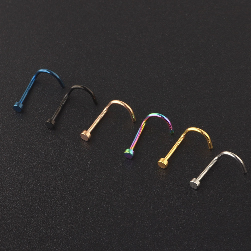 6 Stück Fein Polierte Edelstah – Body Jewelry For Sensitive Skin Bewertung und Preis
