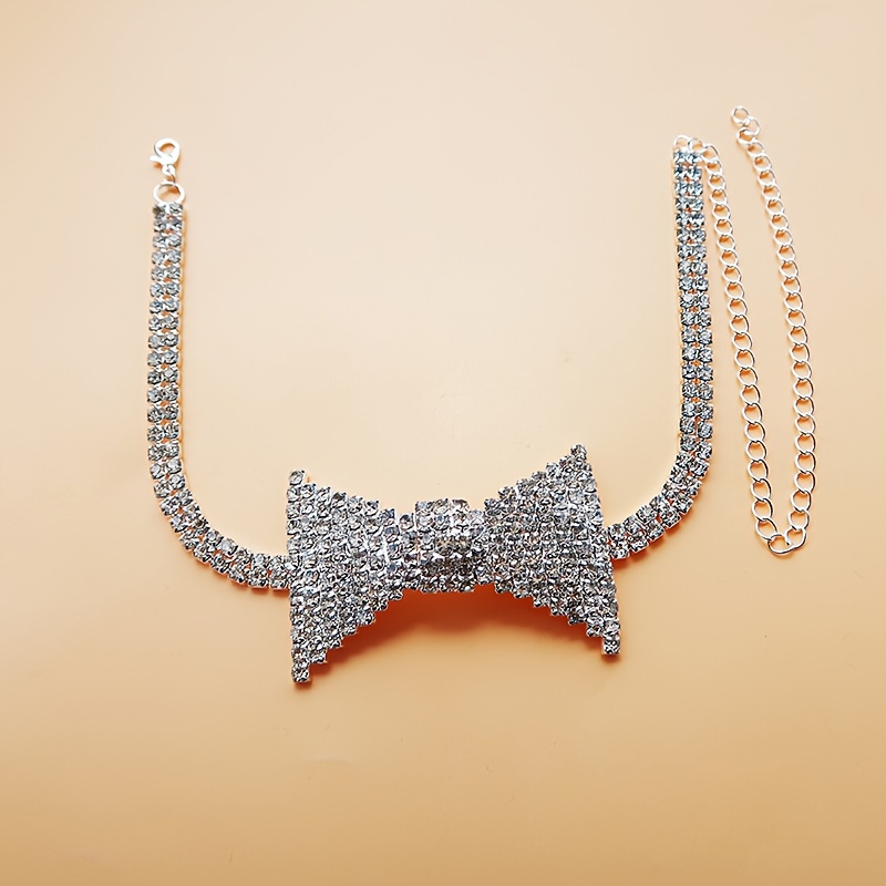 Exquisite elegante Strass Boge – Body Jewelry Necklace Bewertung und Preis