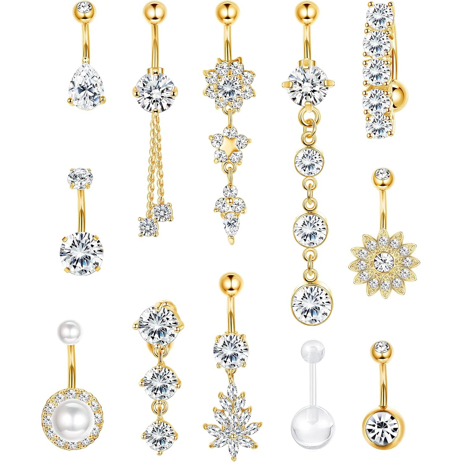 FASACCO 1 Stück 14G Bauchnabel – Body Jewelry For Sensitive Skin Bewertung und Preis