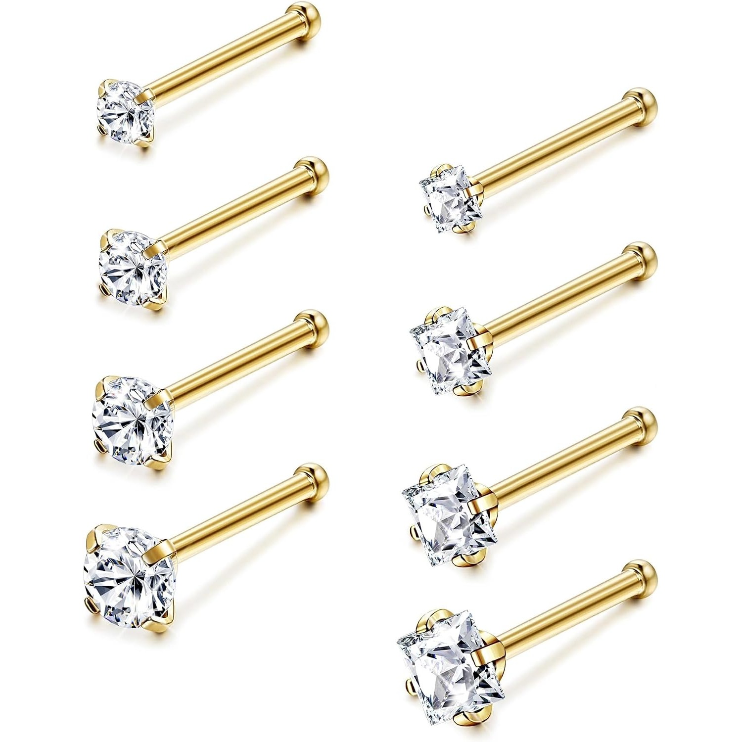 ORAZIO 8 Stück 18G 20G Nasenst – Body Jewelry For Sensitive Skin Bewertung und Preis