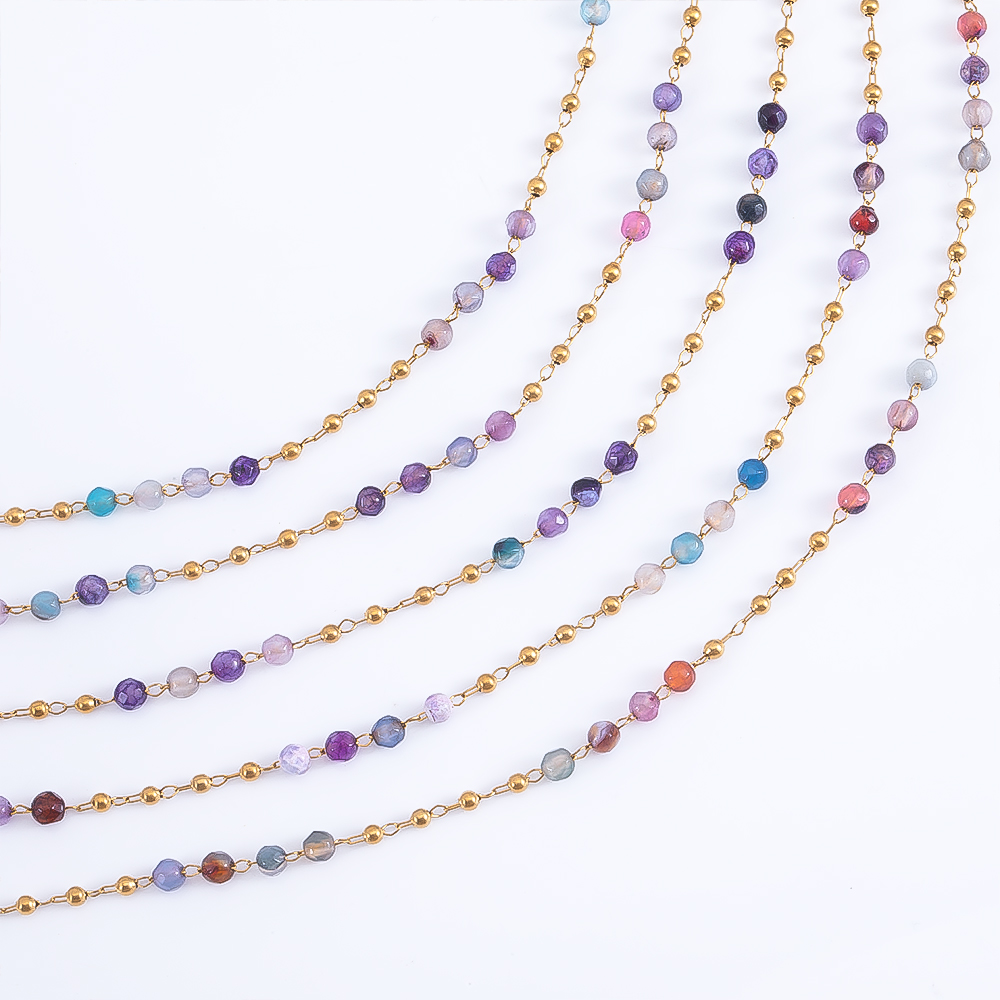 0,5 m 1 m Edelstahl farbige tr – Body Jewelry Necklace Bewertung und Preis