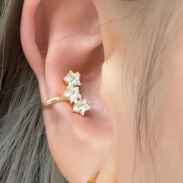 1PCS Fashion Star CZ Zirkon Kr – Conch Earring Hoop Bewertung und Preis