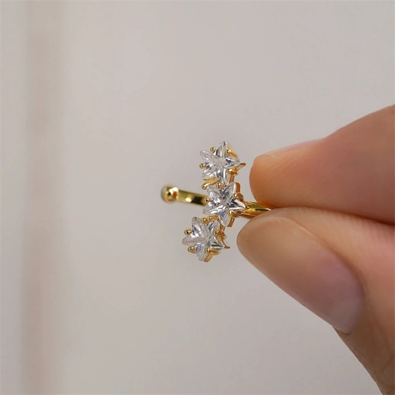 1PCS Fashion Star CZ Zirkon Kr – Conch Earring Hoop Bewertung und Preis