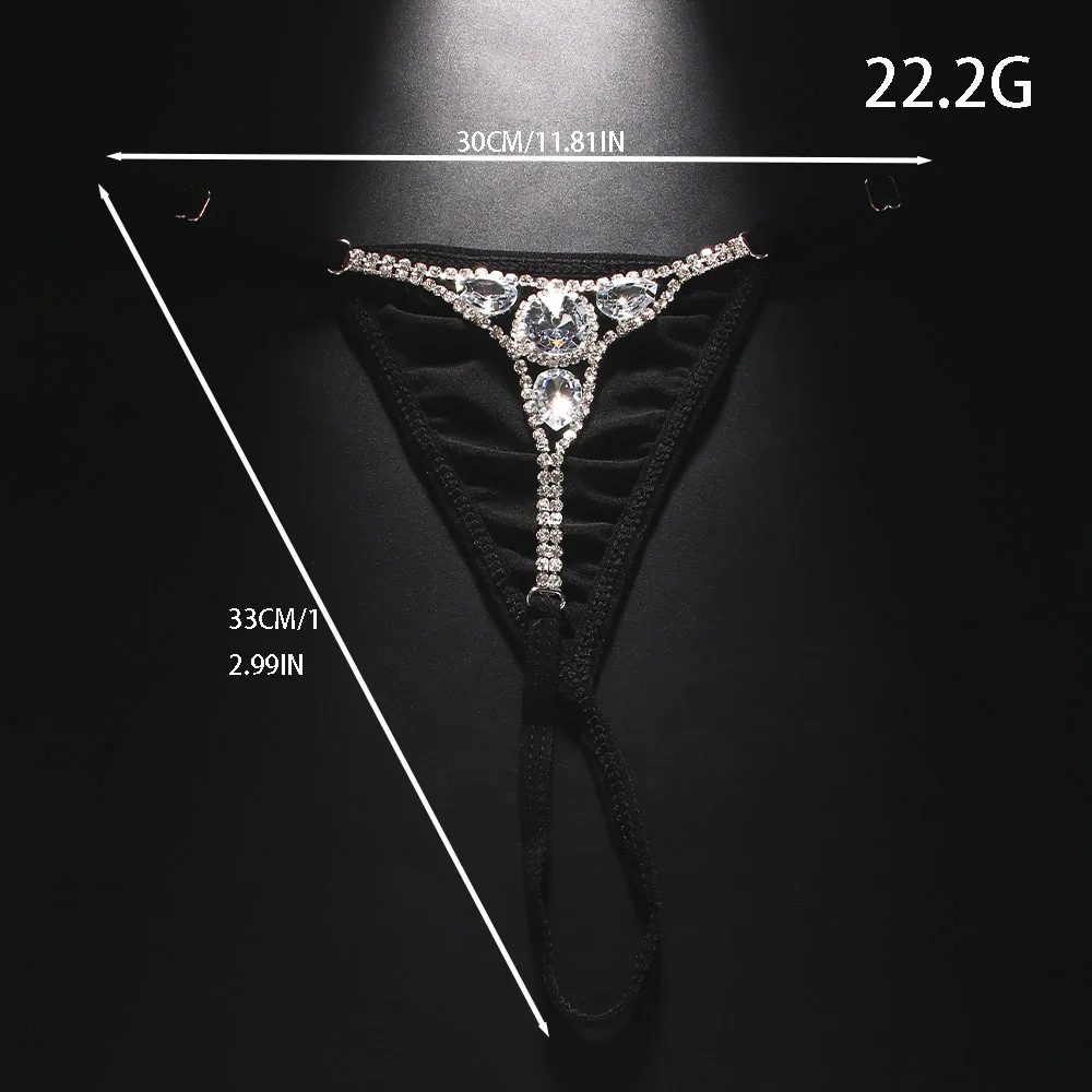 Sexy runder Strass-Tanga, vers – Body Jewelry Retainers Bewertung und Preis