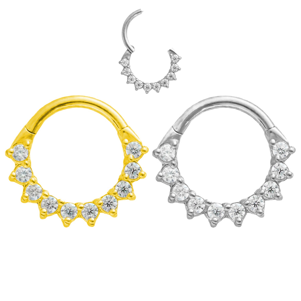 Trapez CZ Septum 100 % 316L Ch – Conch Earring Hoop Bewertung und Preis