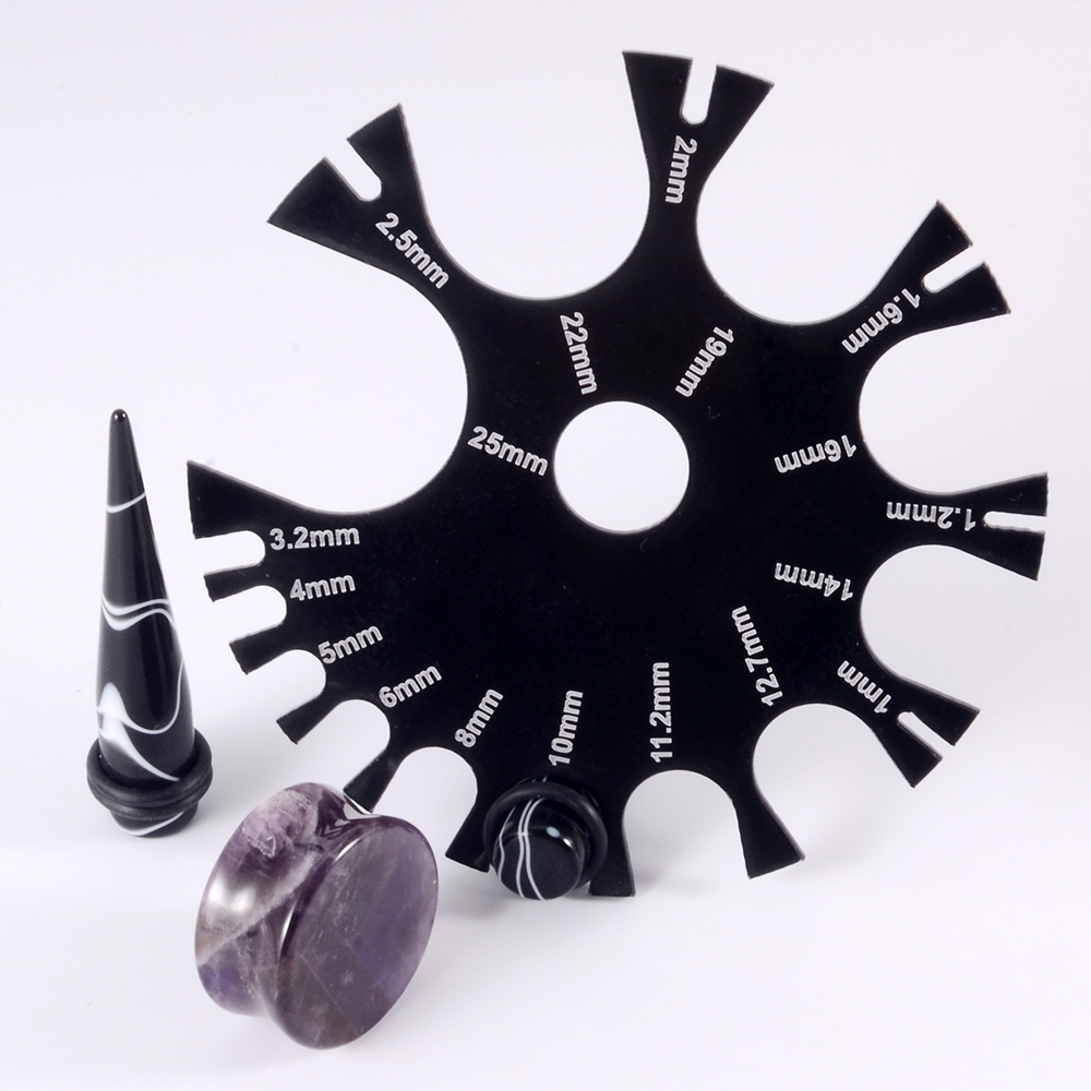 1/5 Stück Stahl und Acryl 18 g – Body Jewelry Measurements Bewertung und Preis