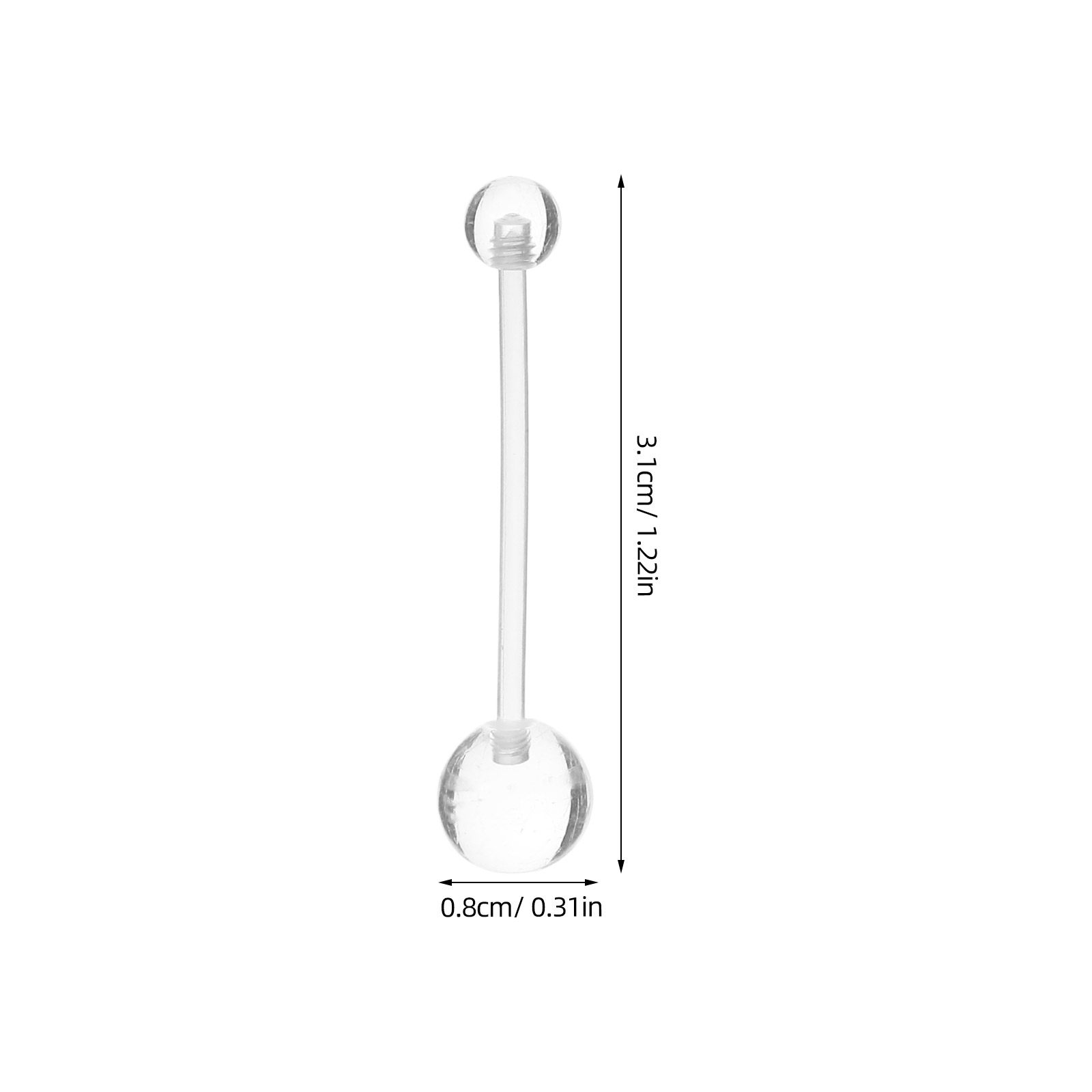 16 Stück flexible, durchsichti – Body Jewelry For Sensitive Skin Bewertung und Preis